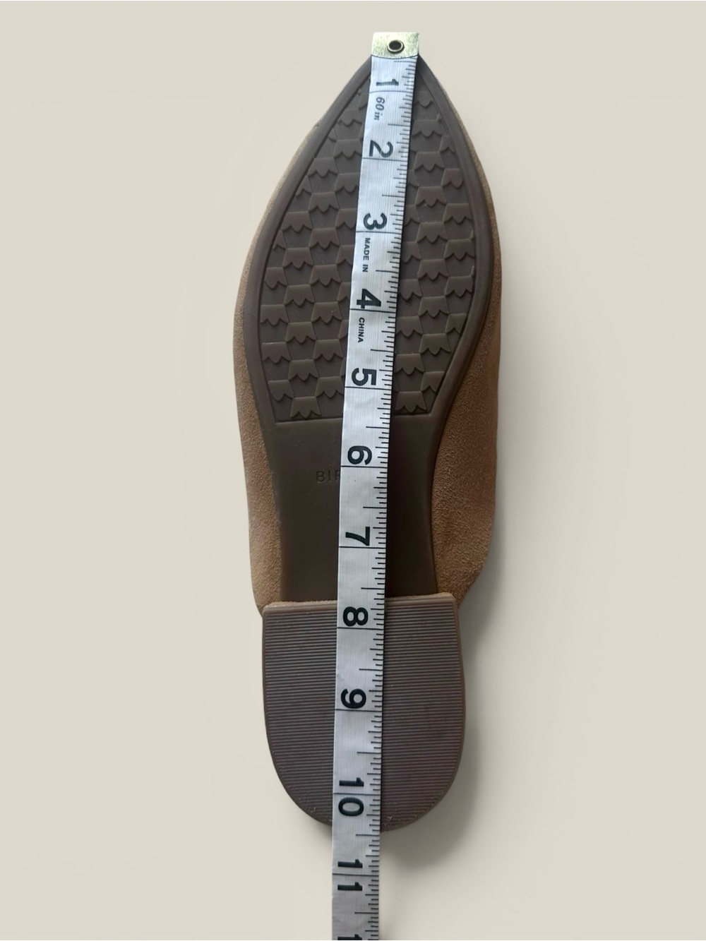 Birdies The Swan Pointed Toe Slip On Mules Golden Oak Suede Size: 7 Shoes Flats - Picture 17 of 17